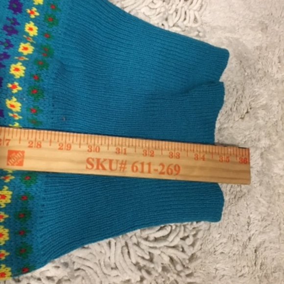 Doggiduds Blue Knit Lg Dog Sweater Washable Size:30/34" Length - Picture 8 of 10